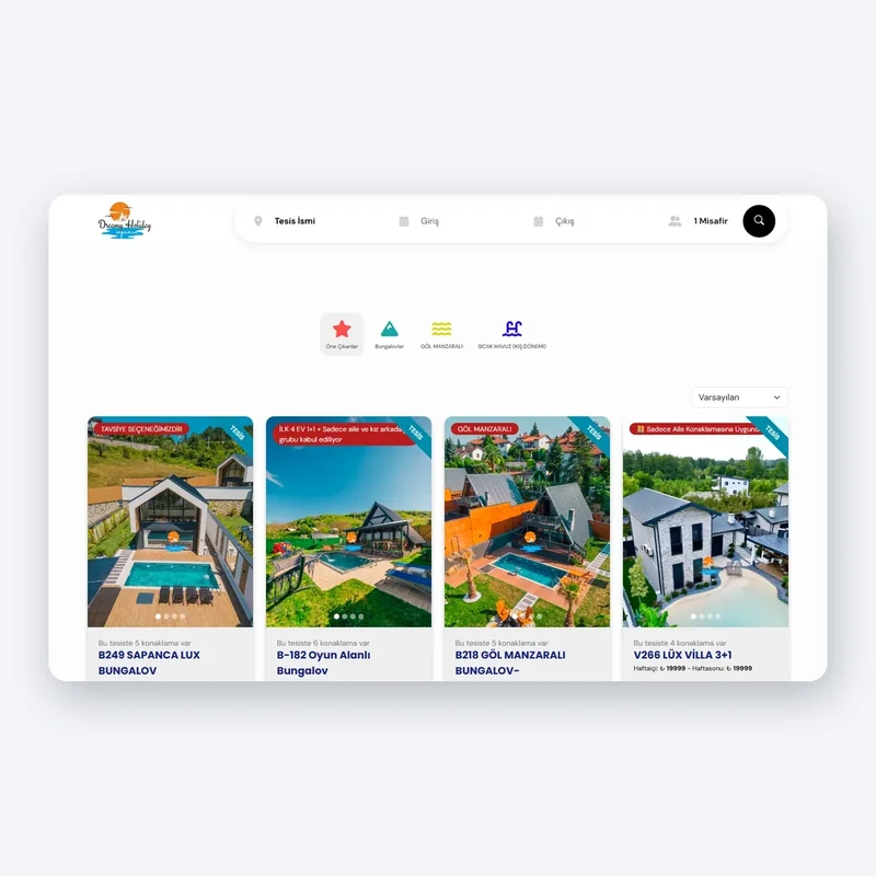 hotelbookings.app — villa and bungalow agencies in Sapanca