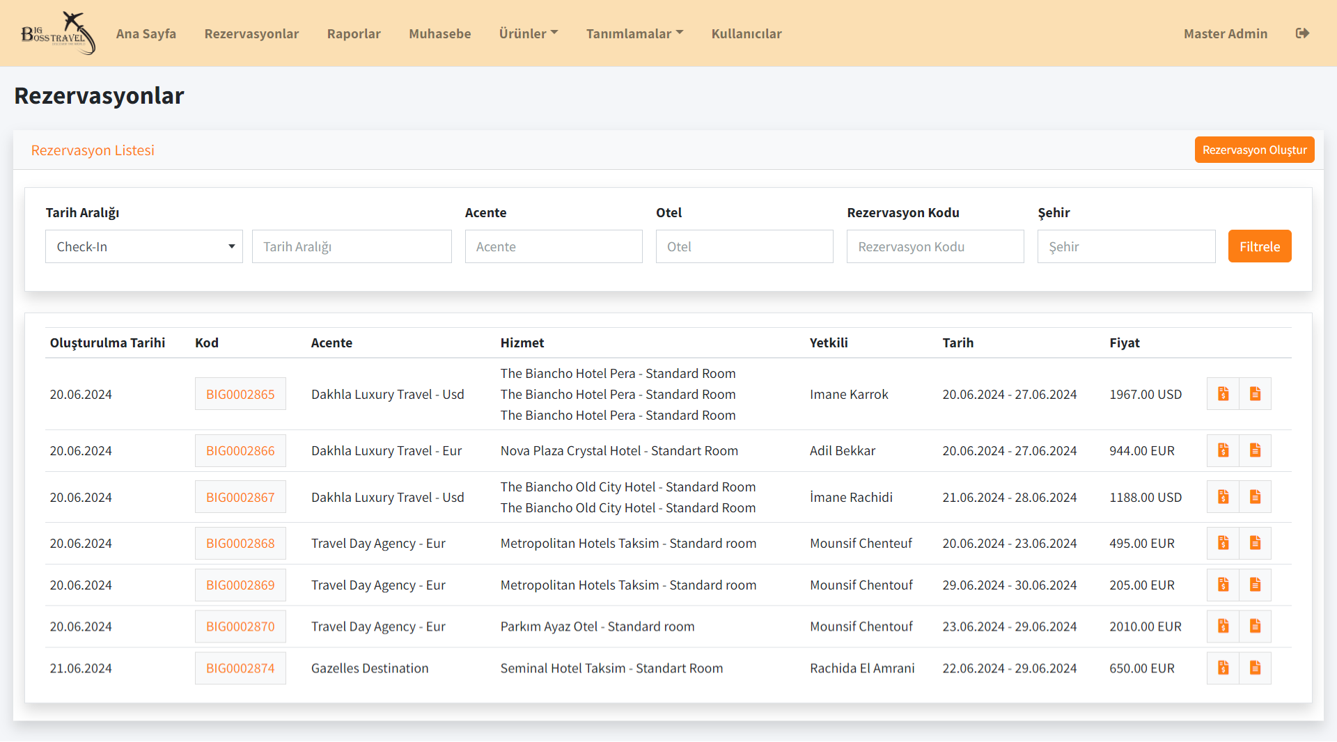 We prepared Bigboss Travel Agency Software